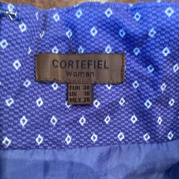 Blue Pencil Skirt - Picture 3 of 6